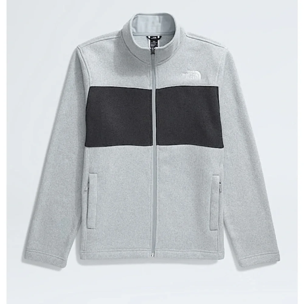 The North Face Men's Large Gordon Lyons Full Zip Grey Heather NWT Fleece